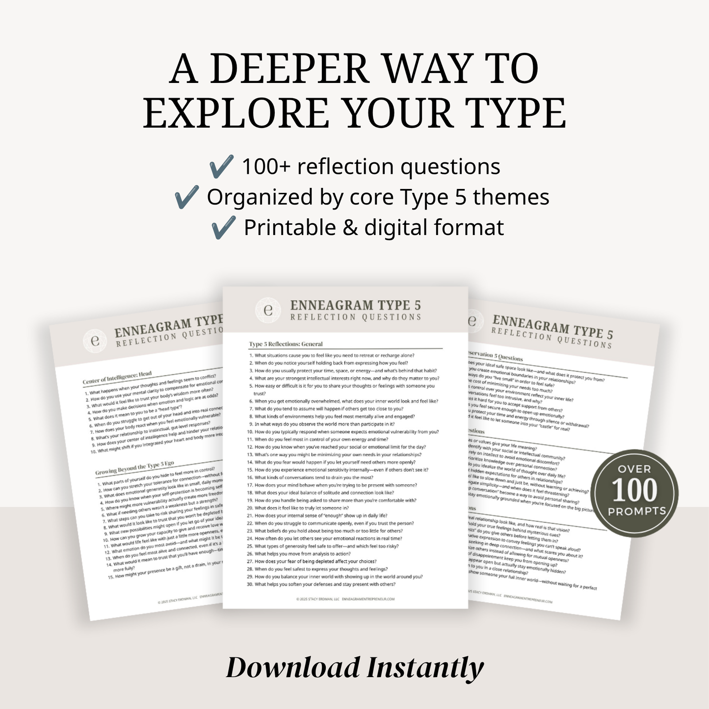 Enneagram Type 5 Reflection Questions