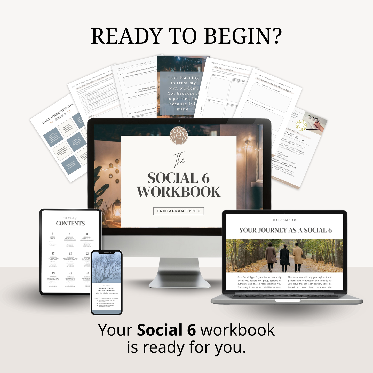 Enneagram Social 6 Workbook (SO6)