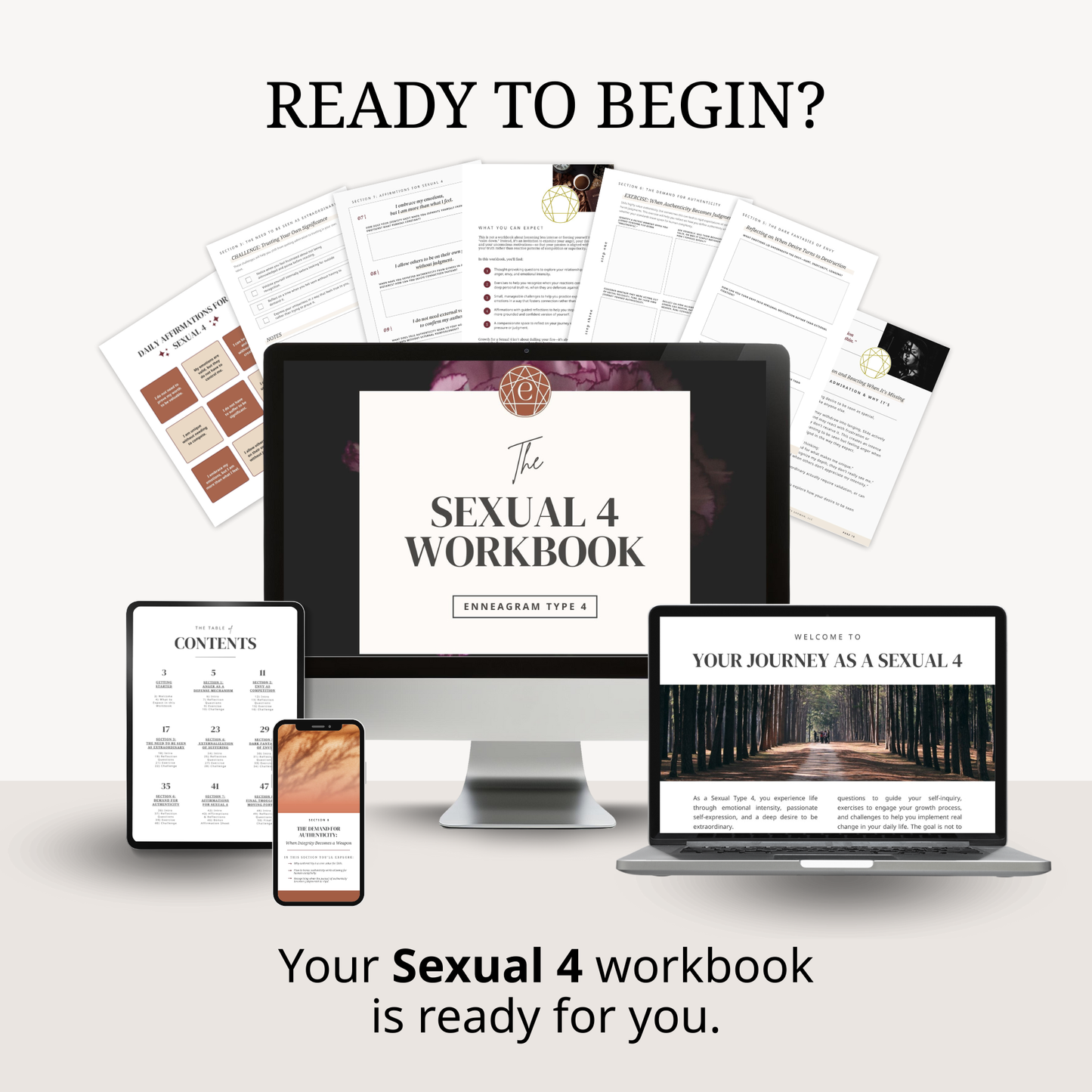 Enneagram Sexual 4 Workbook (SX4)