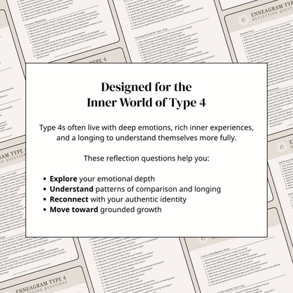 Enneagram Type 4 Reflection Questions