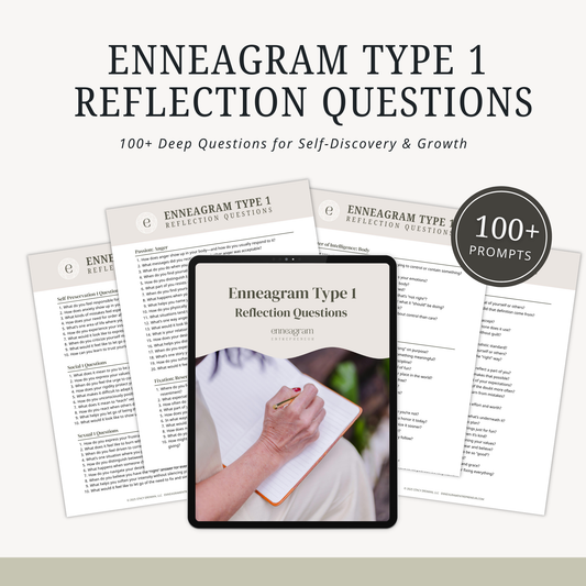 Enneagram Type 1 Reflection Questions