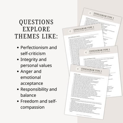 Enneagram Type 1 Reflection Questions