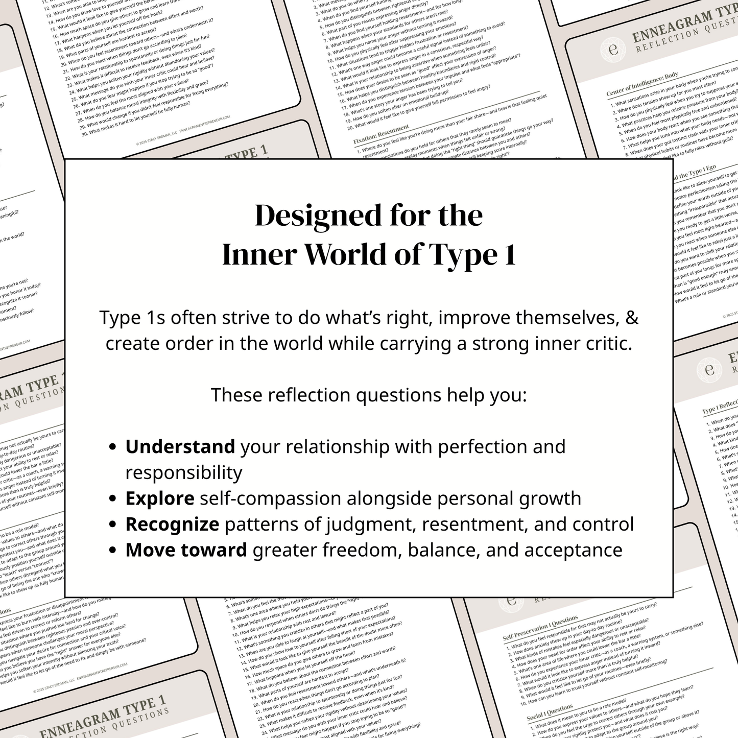 Enneagram Type 1 Reflection Questions