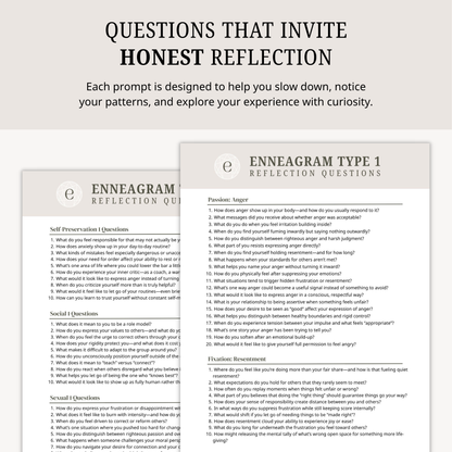 Enneagram Type 1 Reflection Questions