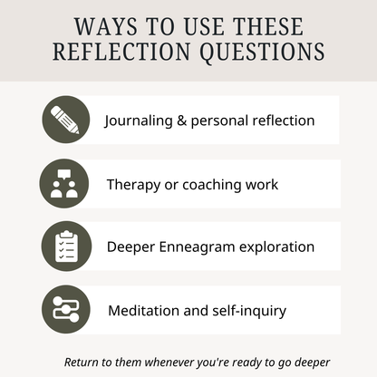 Enneagram Type 1 Reflection Questions
