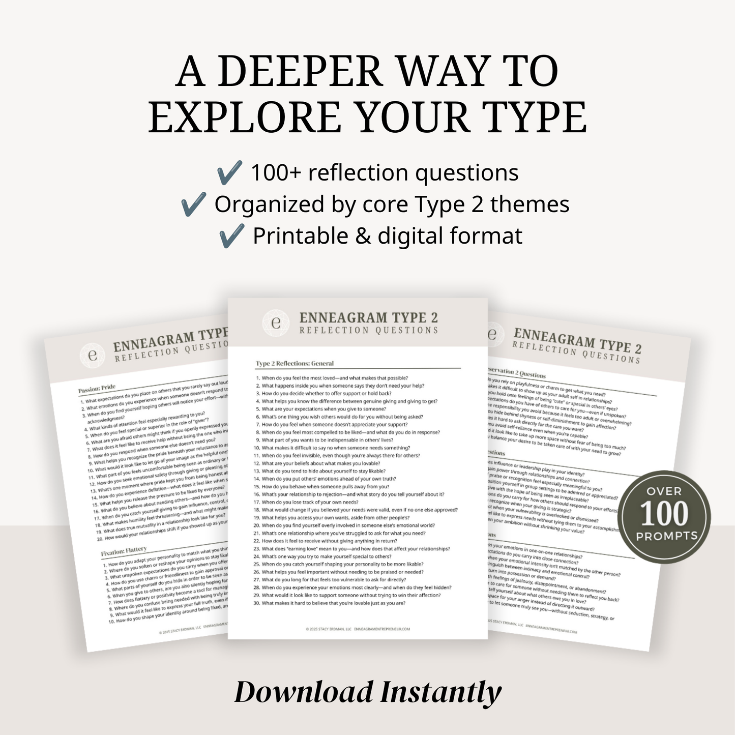 Enneagram Type 2 Reflection Questions