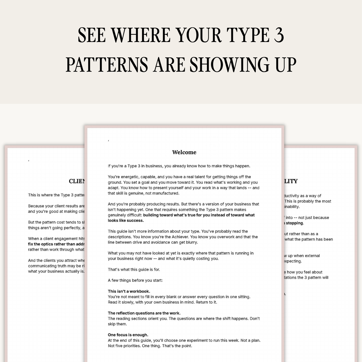 Enneagram Type 3 Business Pattern Guide