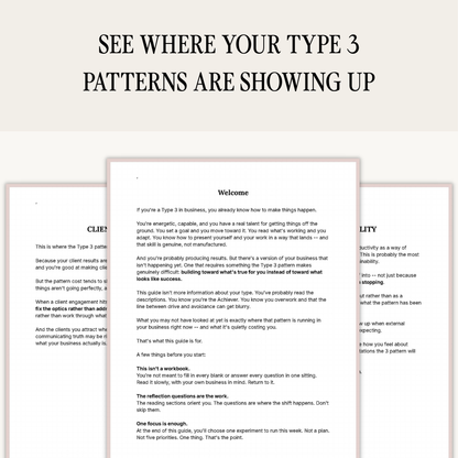 Enneagram Type 3 Business Pattern Guide