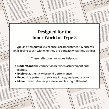 Enneagram Type 3 Reflection Questions