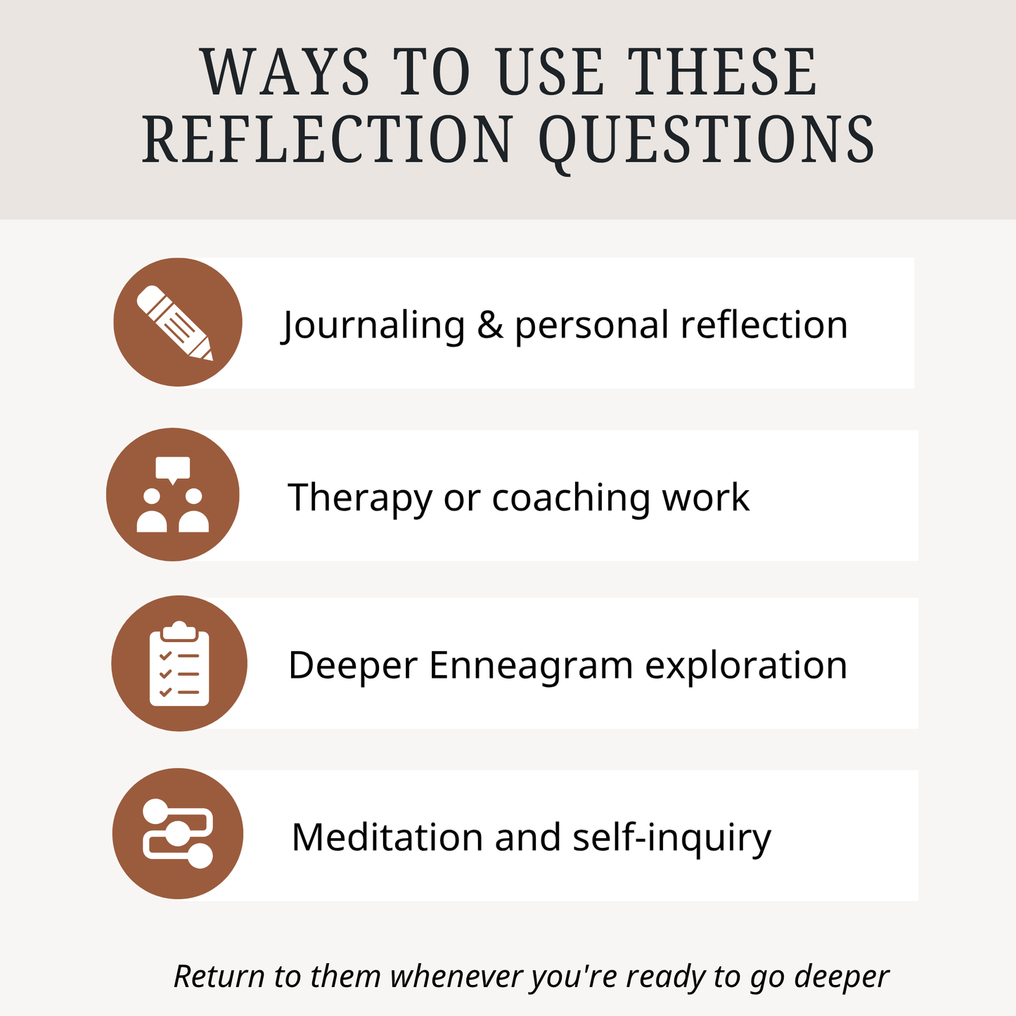 Enneagram Type 3 Reflection Questions