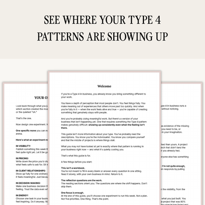Enneagram Type 4 Business Pattern Guide