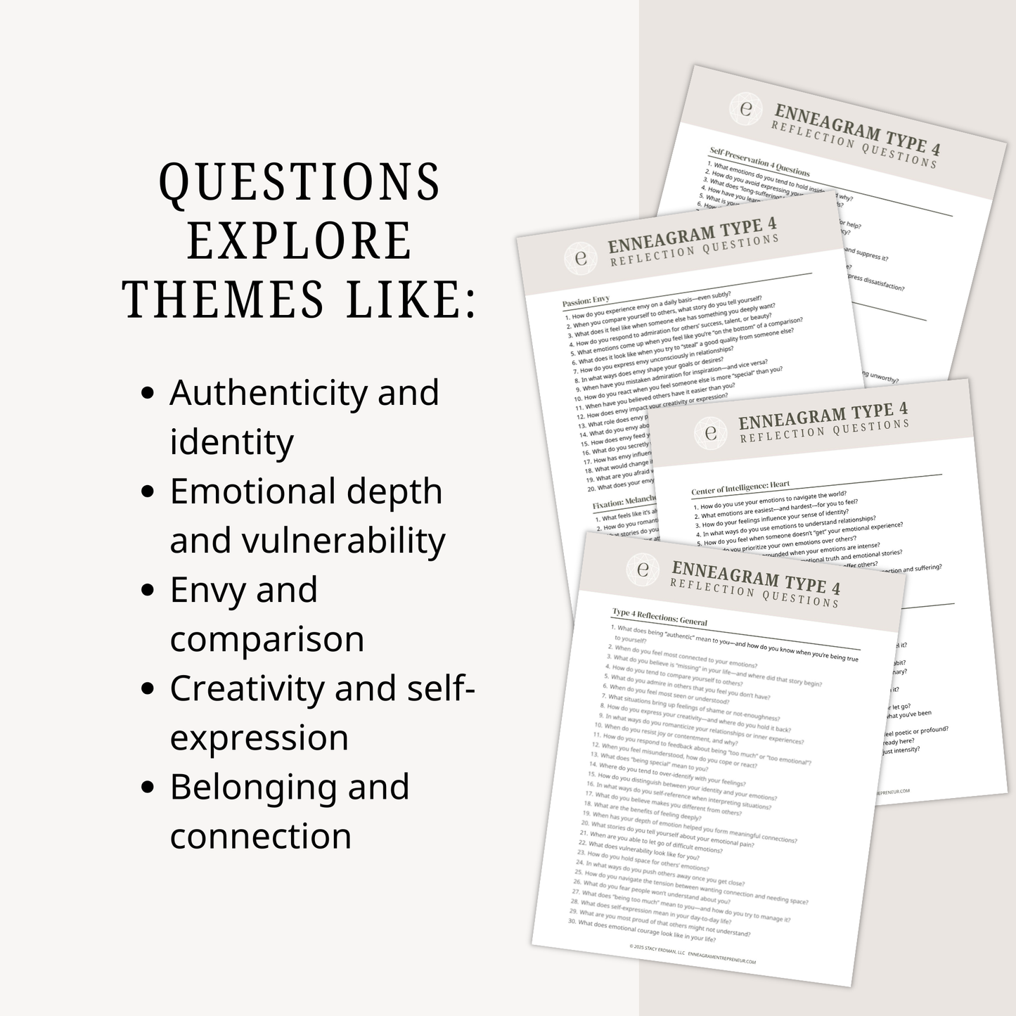 Enneagram Type 4 Reflection Questions