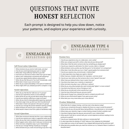 Enneagram Type 4 Reflection Questions