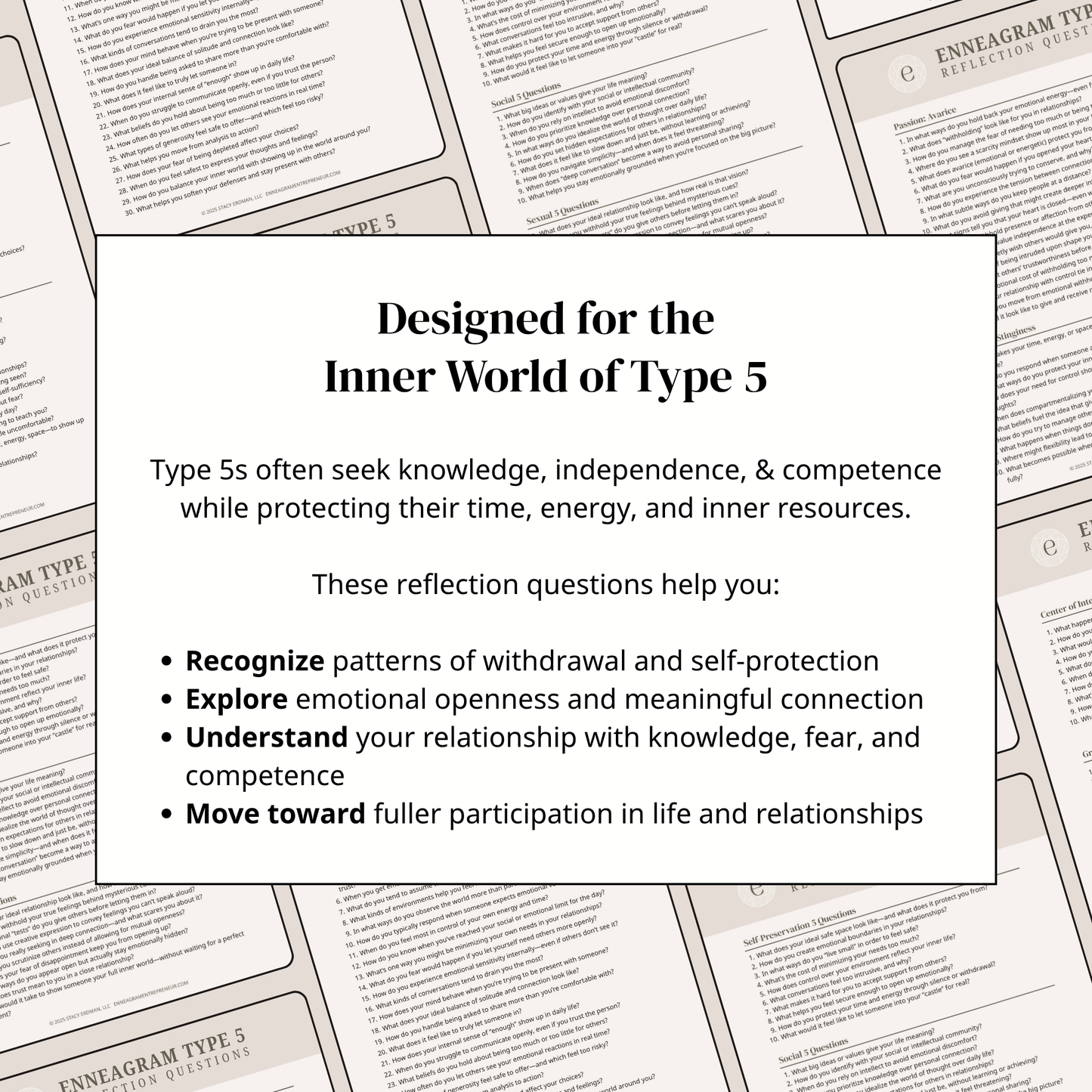 Enneagram Type 5 Reflection Questions