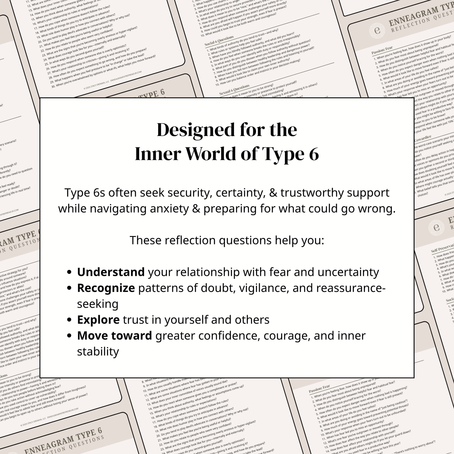 Enneagram Type 6 Reflection Questions
