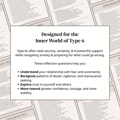 Enneagram Type 6 Reflection Questions