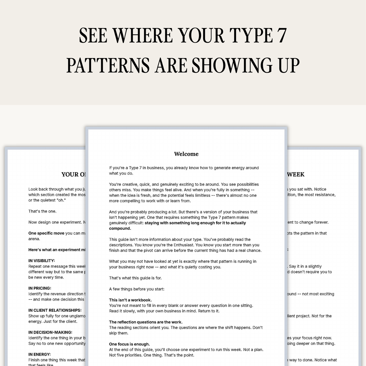 Enneagram Type 7 Business Pattern Guide