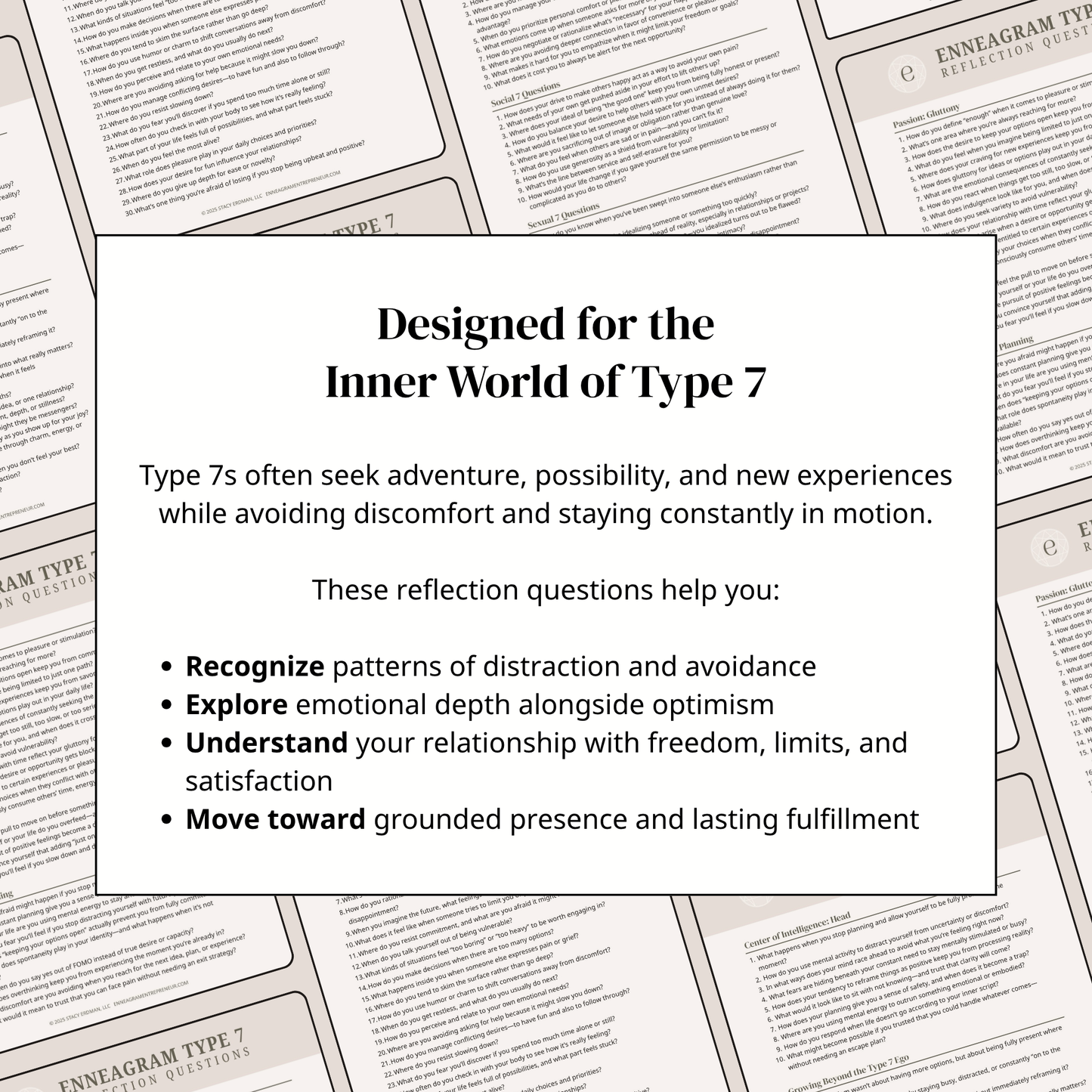 Enneagram Type 7 Reflection Questions