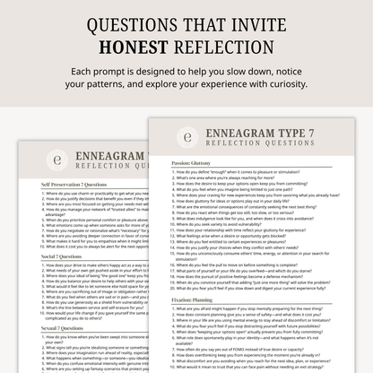 Enneagram Type 7 Reflection Questions