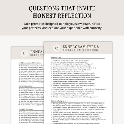 Enneagram Type 8 Reflection Questions