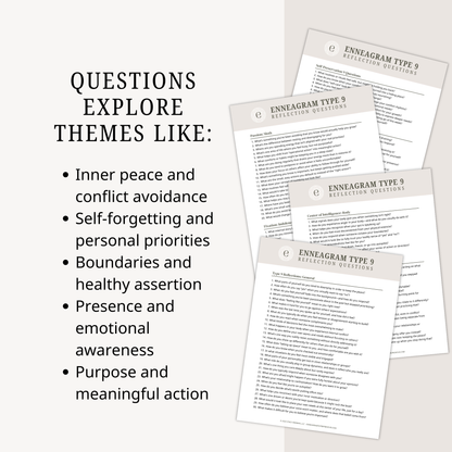 Enneagram Type 9 Reflection Questions