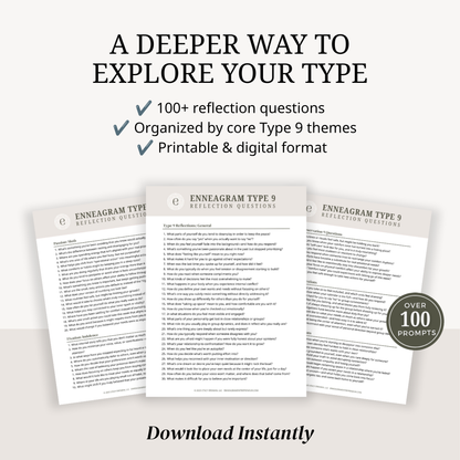 Enneagram Type 9 Reflection Questions