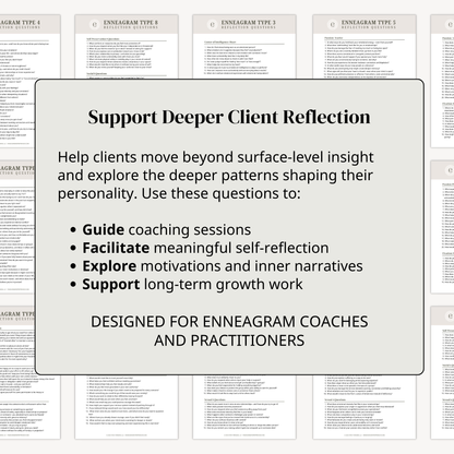 1,000+ Enneagram Reflection Questions | Coaching & Journaling Prompt Library (PDF)
