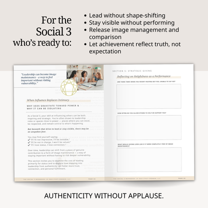 Enneagram Social 3 Workbook (SO3)