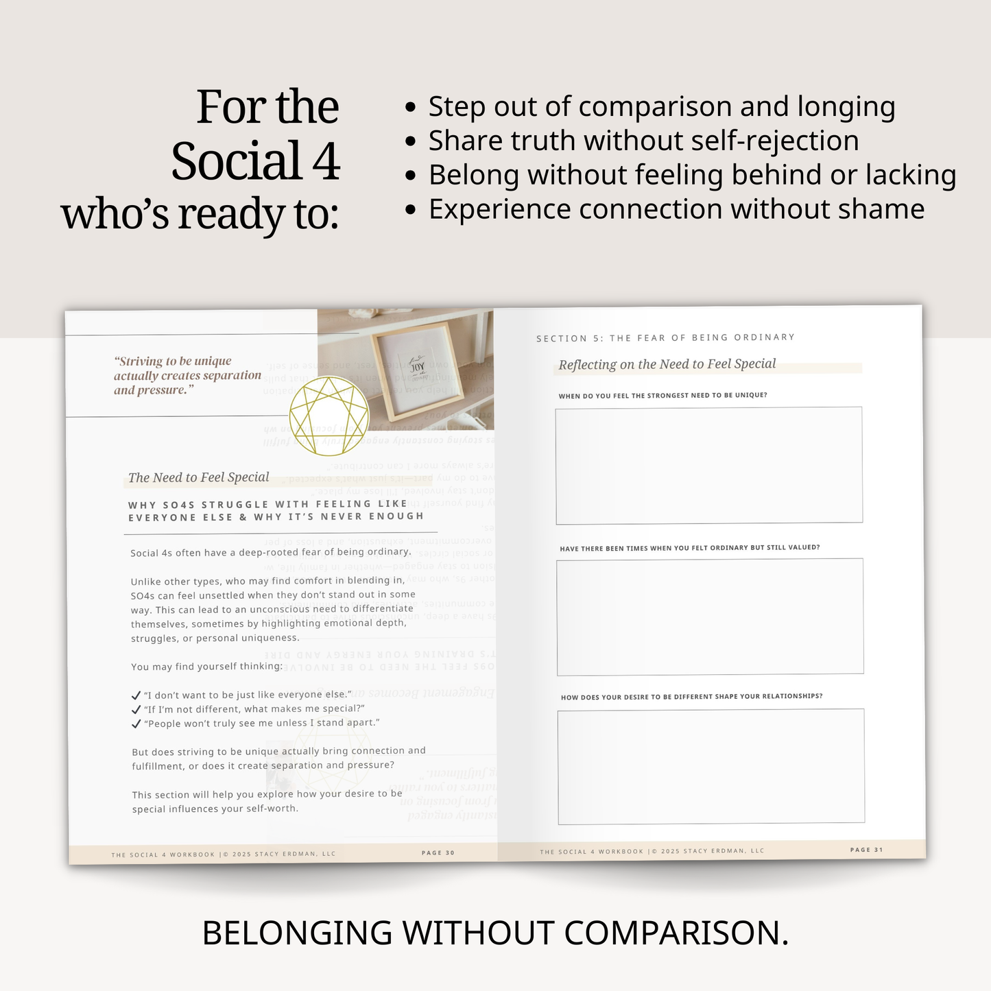 Enneagram Social 4 Workbook (SO4)