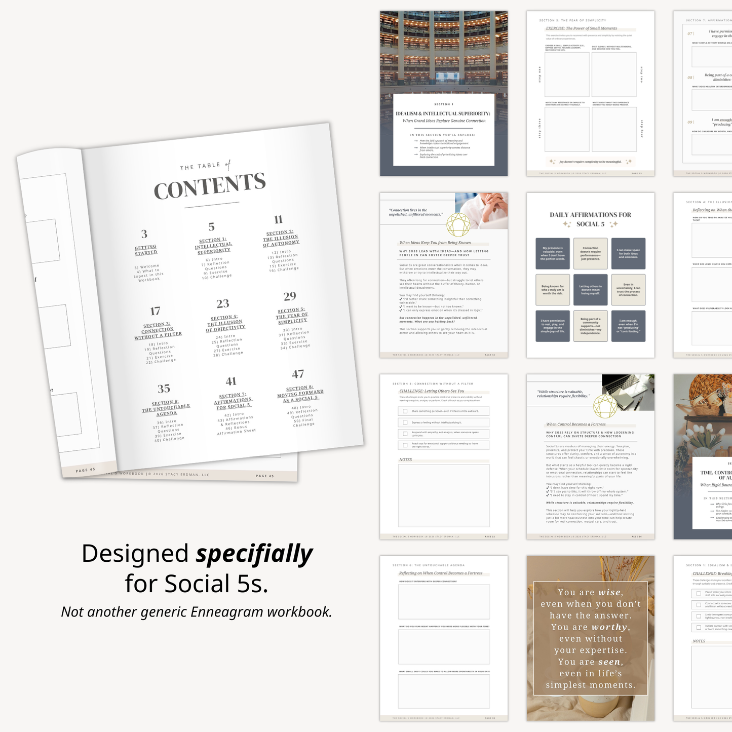 Enneagram Social 5 Workbook (SO5)