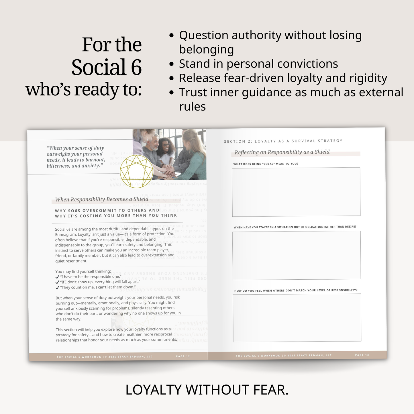 Enneagram Social 6 Workbook (SO6)