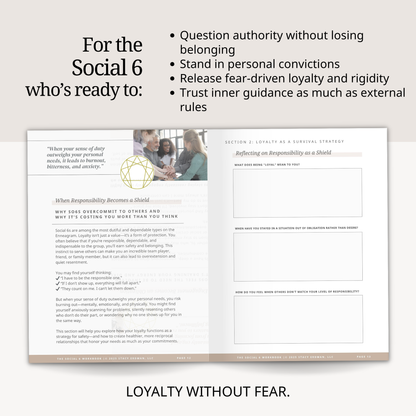 Enneagram Social 6 Workbook (SO6)