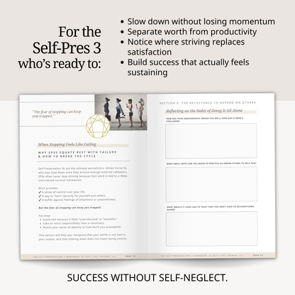 Enneagram Self-Preservation 3 Workbook (SP3)