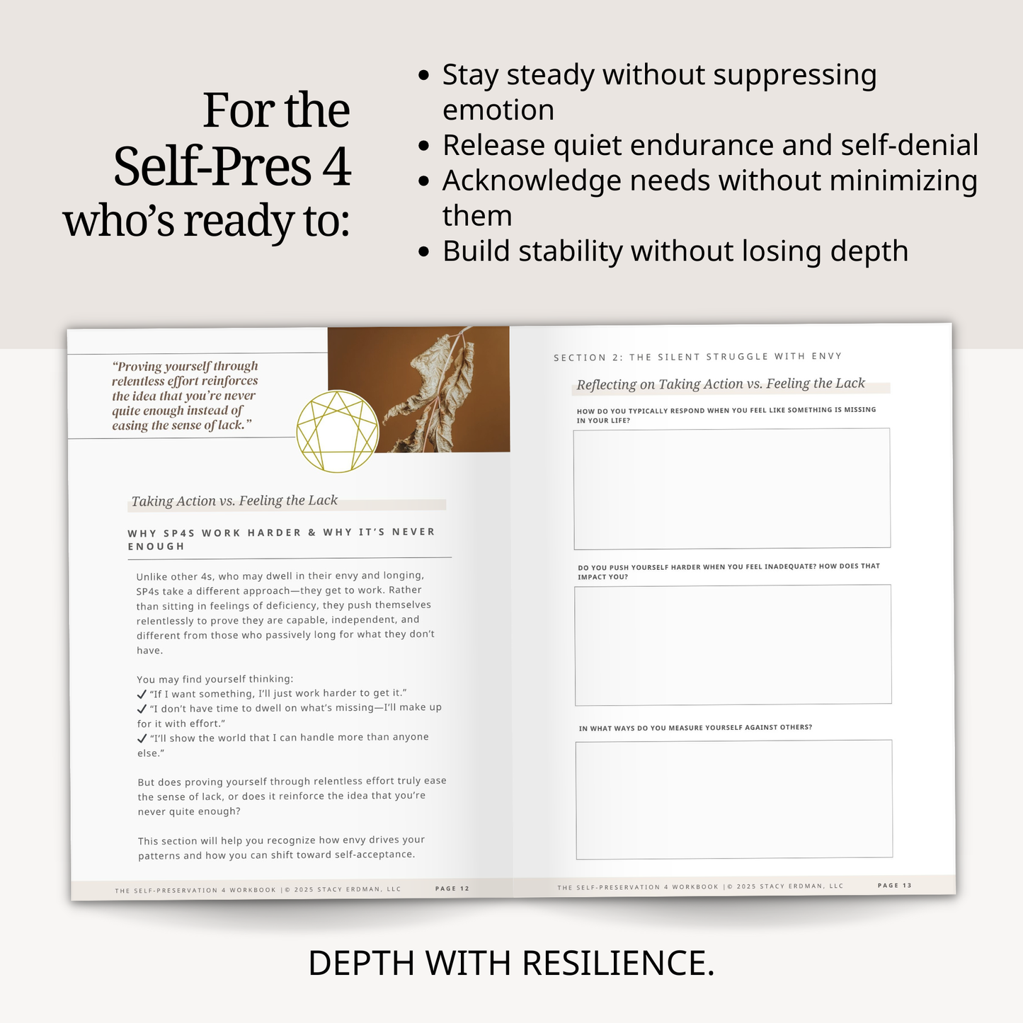 Enneagram Self-Preservation 4 Workbook (SP4)