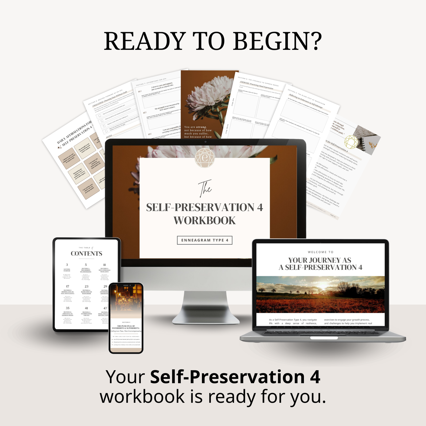 Enneagram Self-Preservation 4 Workbook (SP4)
