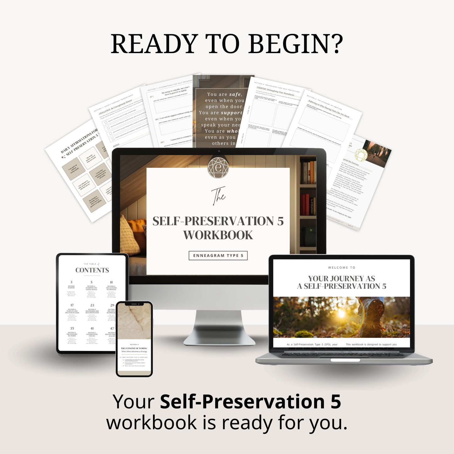 Enneagram Self-Preservation 5 Workbook (SP5)