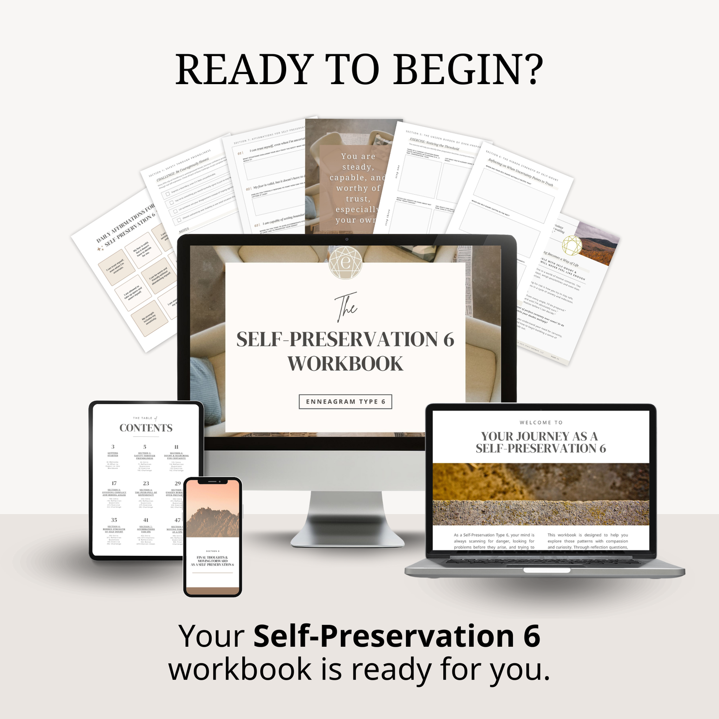 Enneagram Self-Preservation 6 Workbook (SP6)