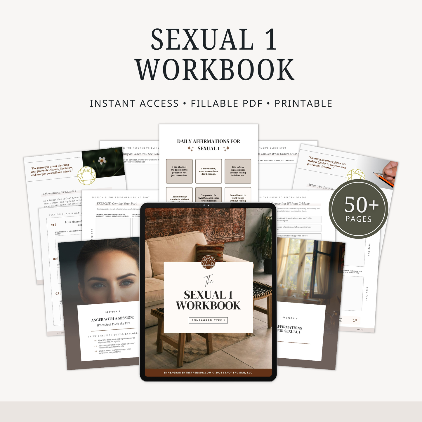 Enneagram Sexual 1 Workbook (SX1)